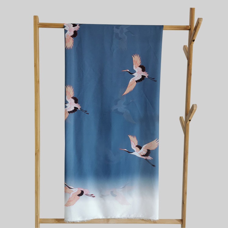 Gradient Chiffon Fabric: Soft Light Sheer Drape, 59" Wide
