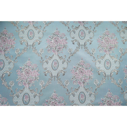 Tissu jacquard brocart style palais rétro : revêtement en polyester de 150 cm de large