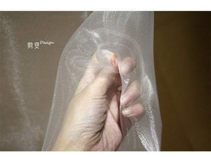 Stiffened Nylon Fabric: See-Through Modeling Material, 53" Wide