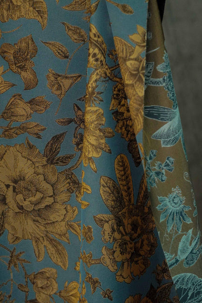 Brocade Jacquard Fabric: Retro Palace Style Damask (by the meter)
