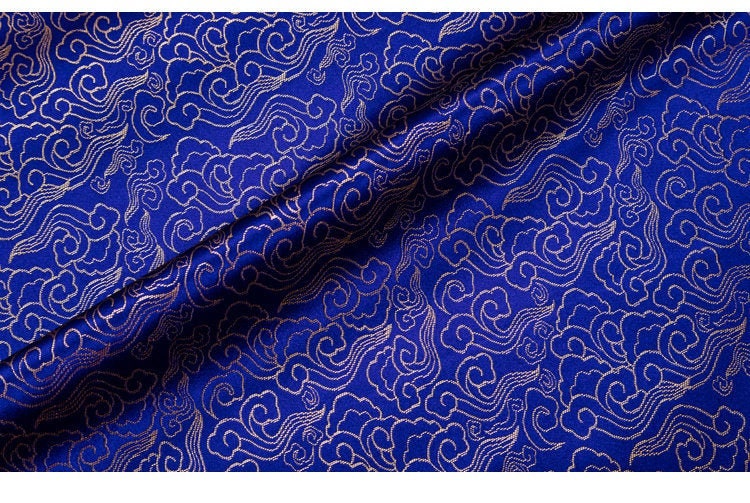 Tissu brocart jacquard nuage : Matière pour costumes de style japonais