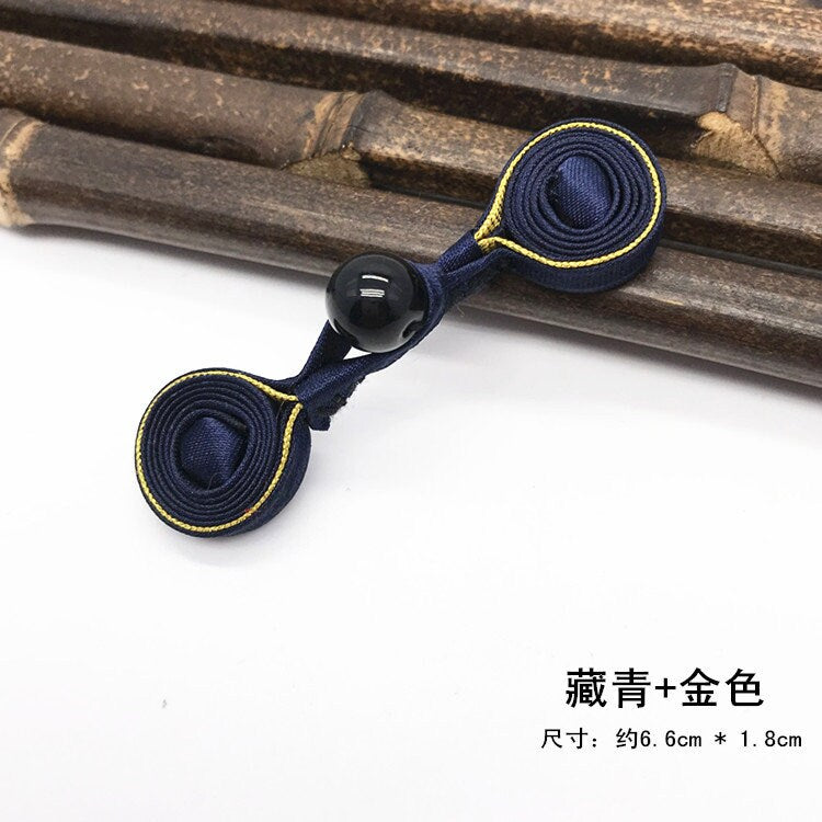 Cheongsam Chinese Style Simple Retro Handmade bead Frog Button, Children's Cheongsam Qipao Accessories