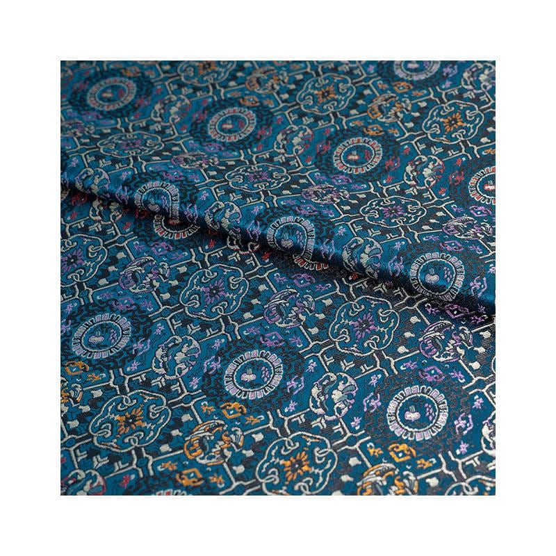 Tissu de brocart de soie Song Dunhuang : Matière pour robe tibétaine Cheongsam