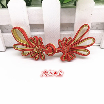 Handmade 9colors fabric Sewing Fastener Chinese Closure Knot Cheongsam Frog Buttons