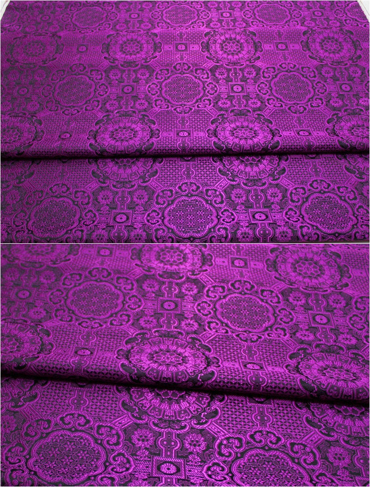 Gold Jacquard Fabric: Tortoise Bone Pattern, Silk Rayon Blend