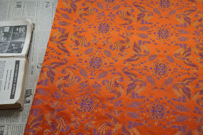 Elegant Song Brocade Jacquard Fabric: Chinese Style Hanfu & Qipao Sewing