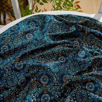 Tissu de brocart de soie Song Dunhuang : Matière pour robe tibétaine Cheongsam