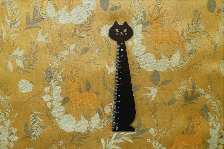 Deer Print Rayon Jacquard Fabric: 59" Wide, Upholstery & Costume