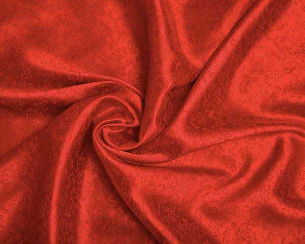 Dragon Jacquard Satin Fabric: 47" Wide Chinese Cosplay Costume Material