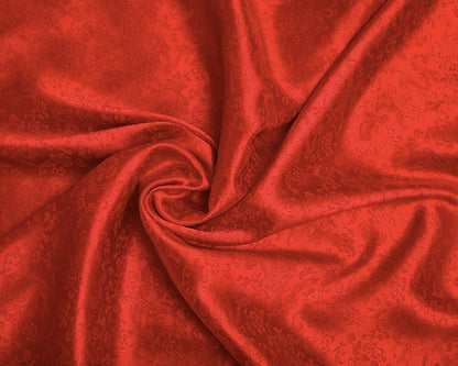 Dragon Jacquard Satin Fabric: 47" Wide Chinese Cosplay Costume Material