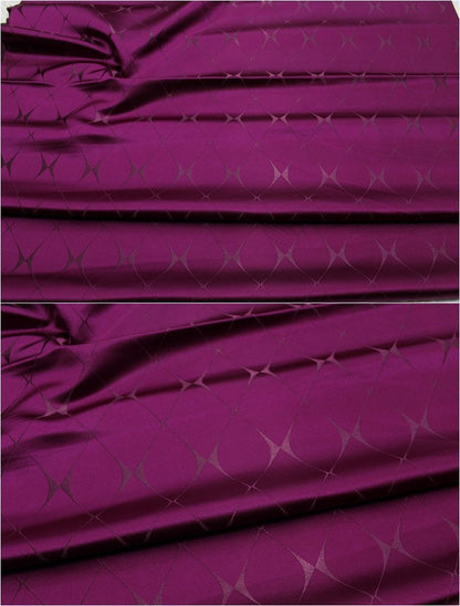 Lattice Brocade Fabric: Silk Rayon Blend, 29.5" Wide