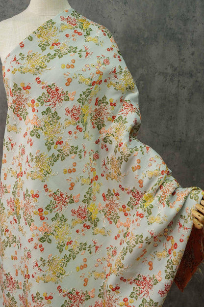 Bana Jacquard Fabric: 3D Texture, Rayon Polyester Blend, 55" Wide