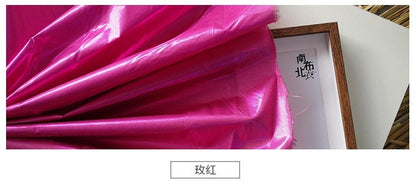 Reflective Gold Fabric: Double-Sided Designer Polyester, Cosplay Costume Sewing