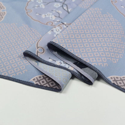 Crane & Plum Blossom Jacquard Fabric: Cheongsam Qipao Sewing Material