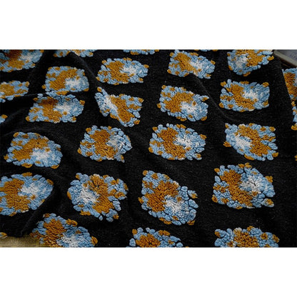 Floral Lamb Velvet Fabric: Soft Plush Upholstery, Costume & Bag Fabric (63" W)