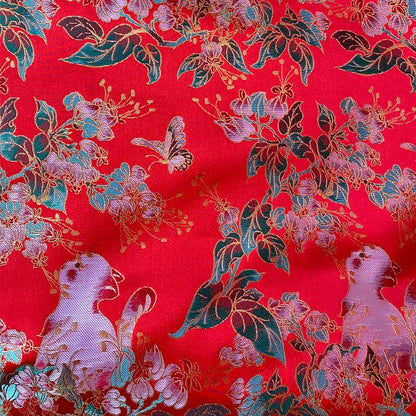 Cat Jacquard Brocade Fabric: 59"W Rayon Blend, Sewing & Upholstery