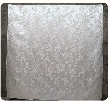 Butterfly 3D Embossed Woven Jacquard Fabric for Dressmaking & Crafts, 58"Wide