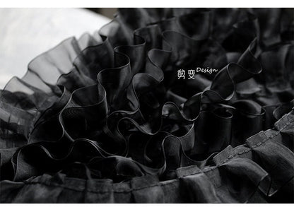 Pleated Tulle Lace Fabric: 1.2" Ruffle Trim, Doll & Wedding Decor