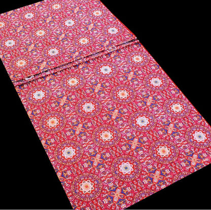 Exotic Thangka Pattern Brocade Fabric: Tibetan Jacquard Satin