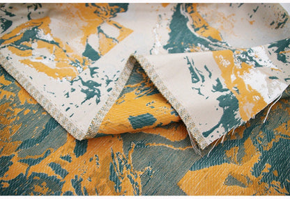 Modern Jacquard Fabric: Abstract Print Polyester, 1 Meter