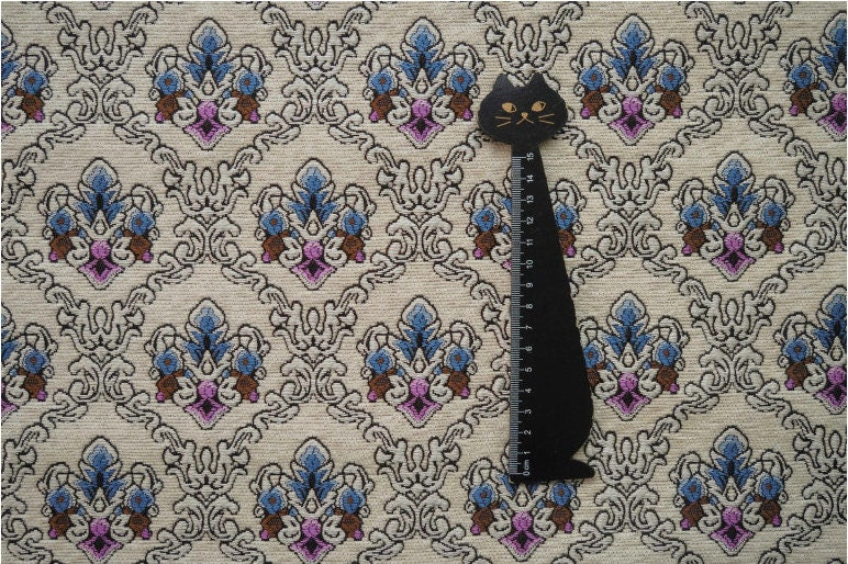 Chenille Upholstery Fabric: 60"W Palace Pattern Sewing Material
