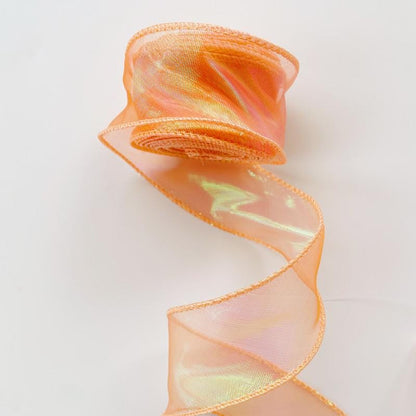 Gradient Fishtail Organza Ribbon: 4cm DIY Craft Fabric, 10 Yards