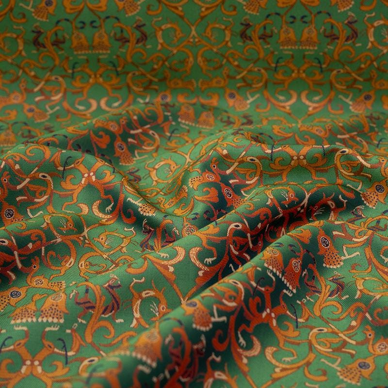 Shu Brocade Fabric: Chinese Jacquard Satin for Hanfu & Mamian Skirt
