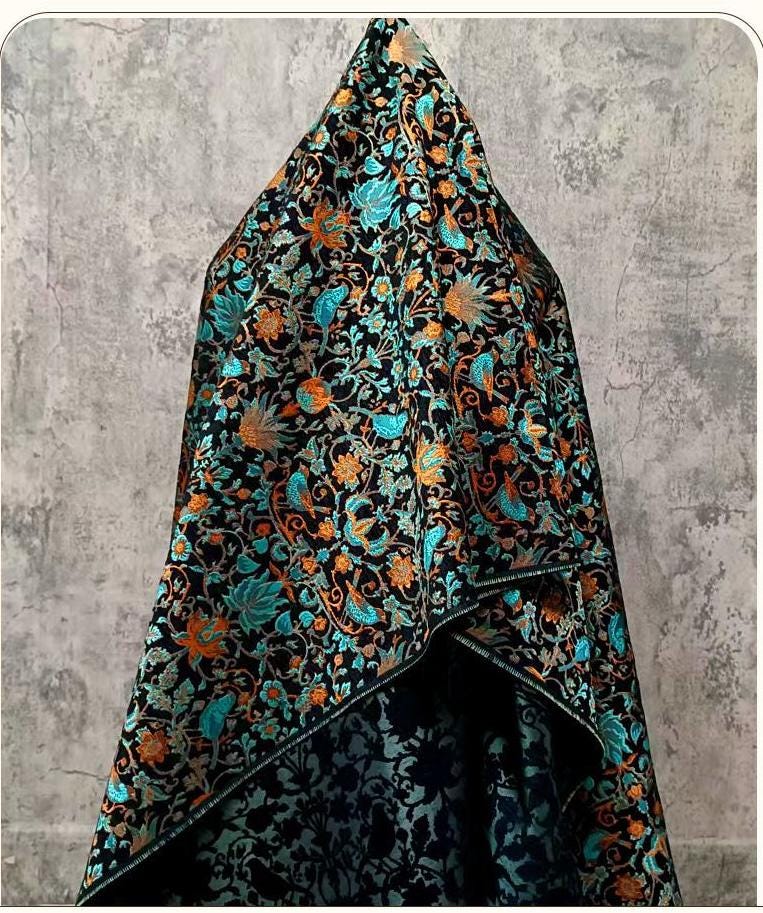 Luxury Velvet Chenille Jacquard Fabric ��� Autumn Winter Woven Upholstery Materi" Wide