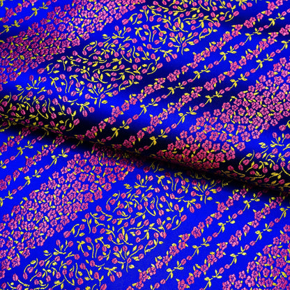 Moon Flower Brocade Fabric: Rayon Sewing Quilting Material