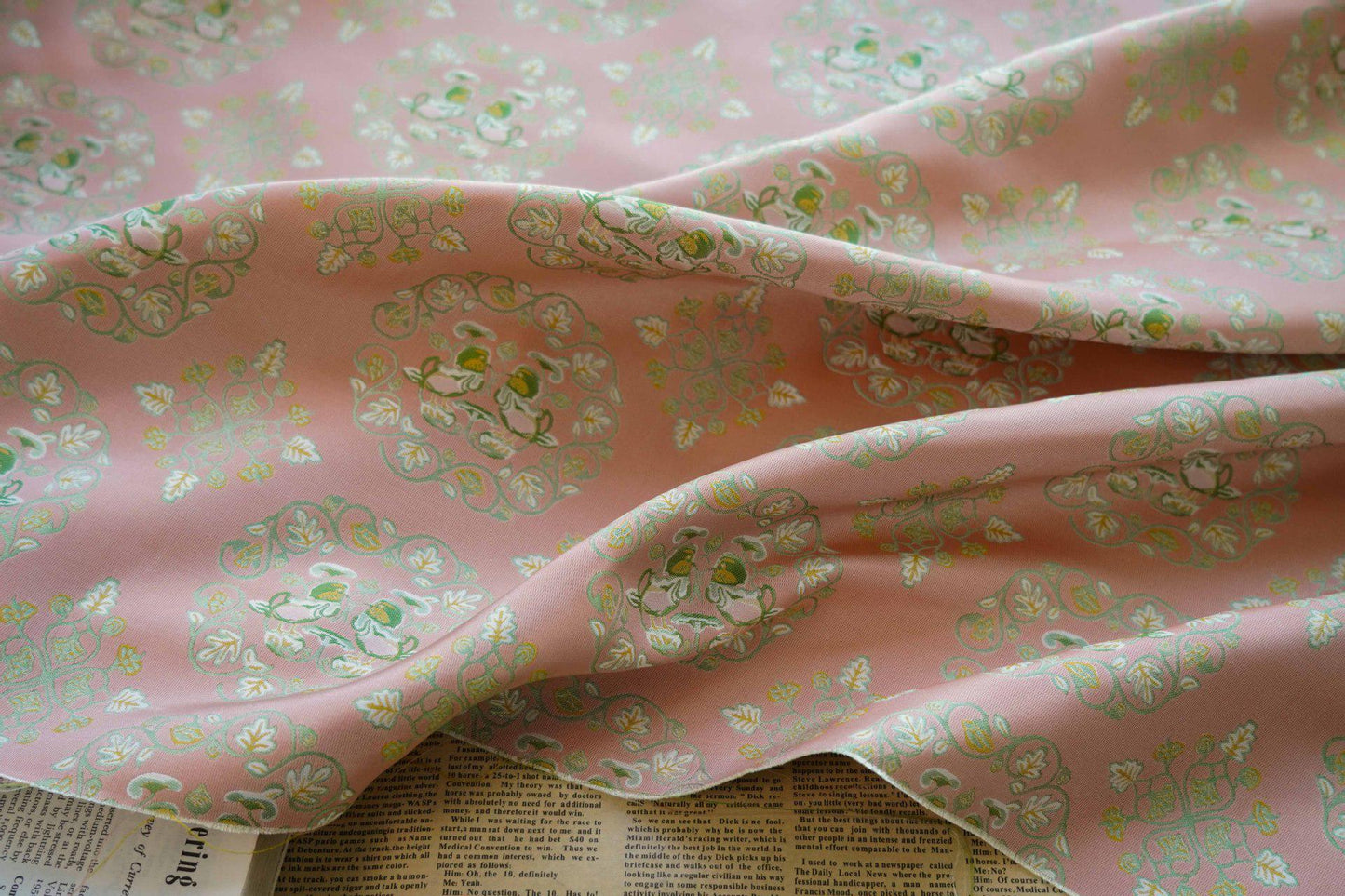 Tissu jacquard brocart Song : ameublement et couture rétro 3D, 165 cm de large