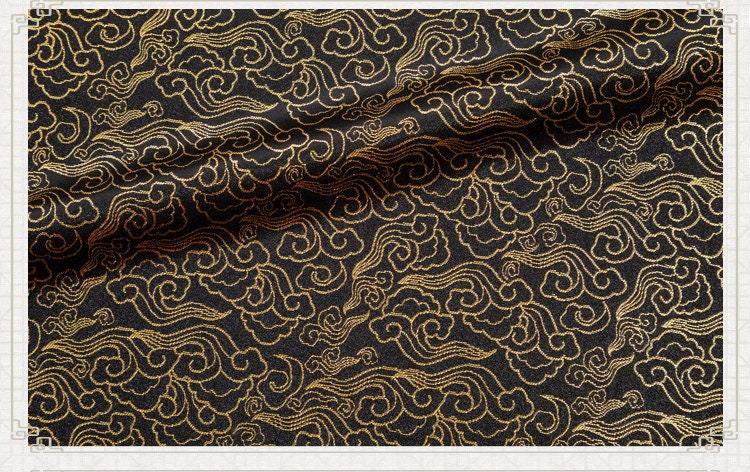 Tissu brocart jacquard nuage : Matière pour costumes de style japonais