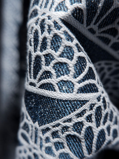 Jacquard Denim Fabric: Linear Crown Pattern, Upholstery & Sewing (57")