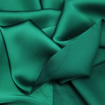 Tissu en satin de soie : couleurs unies, largeur 150 cm, tissu de luxe pour peignoir de mariage
