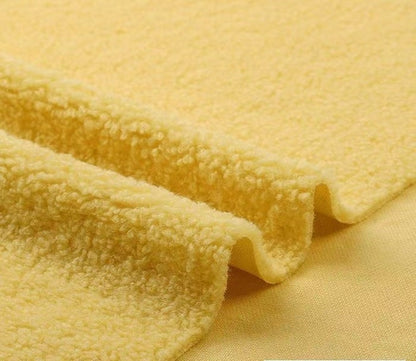 Fuzzy Coral Fleece Fabric: Soft Polyester Knit, 63" Wide - By The Meter