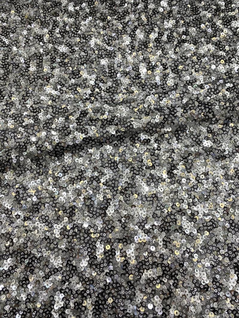 Tissu brodé à sequins, 127 cm de large, pour robe orientale