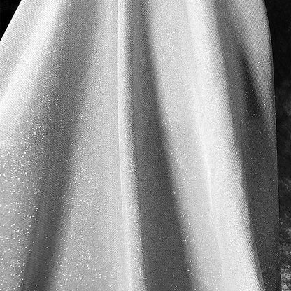 Galaxy Glitter Pleated Knitted Fabric: 57"W Crepe Designer Fabric