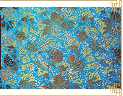 Banana Leaf Silk Brocade Fabric: 45"W Rayon Upholstery & Costume
