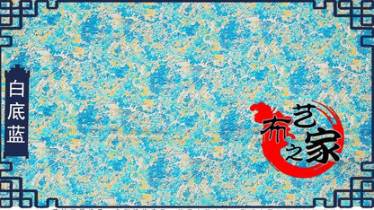 Tissu brocart pour peinture à l'huile : matériau de couture pour ameublement chinois de 89 cm de large