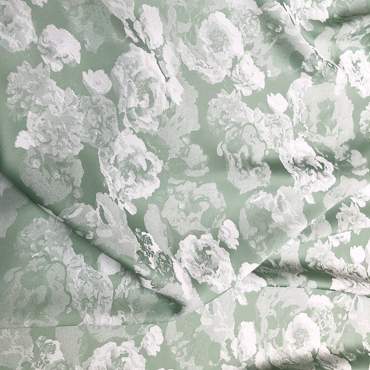 Tissu damassé jacquard à motifs floraux : matériau d'ameublement double face de 150 cm (59 po)