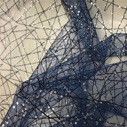 Sparkling 3mm Sequin Mesh Fabric ��� Costume & Apparel Fabric by th