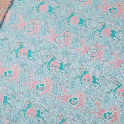 Tissu brocart de soie Song : 55 pouces de large, matériau pour robe tibétaine
