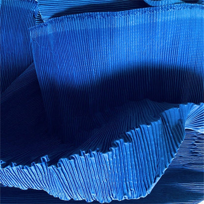 Pleated Crepe Fabric: 59"W Stiff Polyester for DIY Decor & Costume