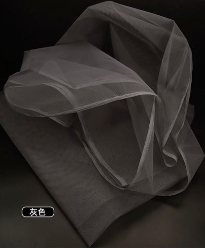 Tissu organza rigide : 157 cm de large (matériel pour robes de créateurs et loisirs créatifs)