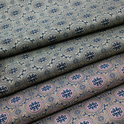 Song Brocade Fabric: 55"W Silk Rayon Blend, Chinese Element