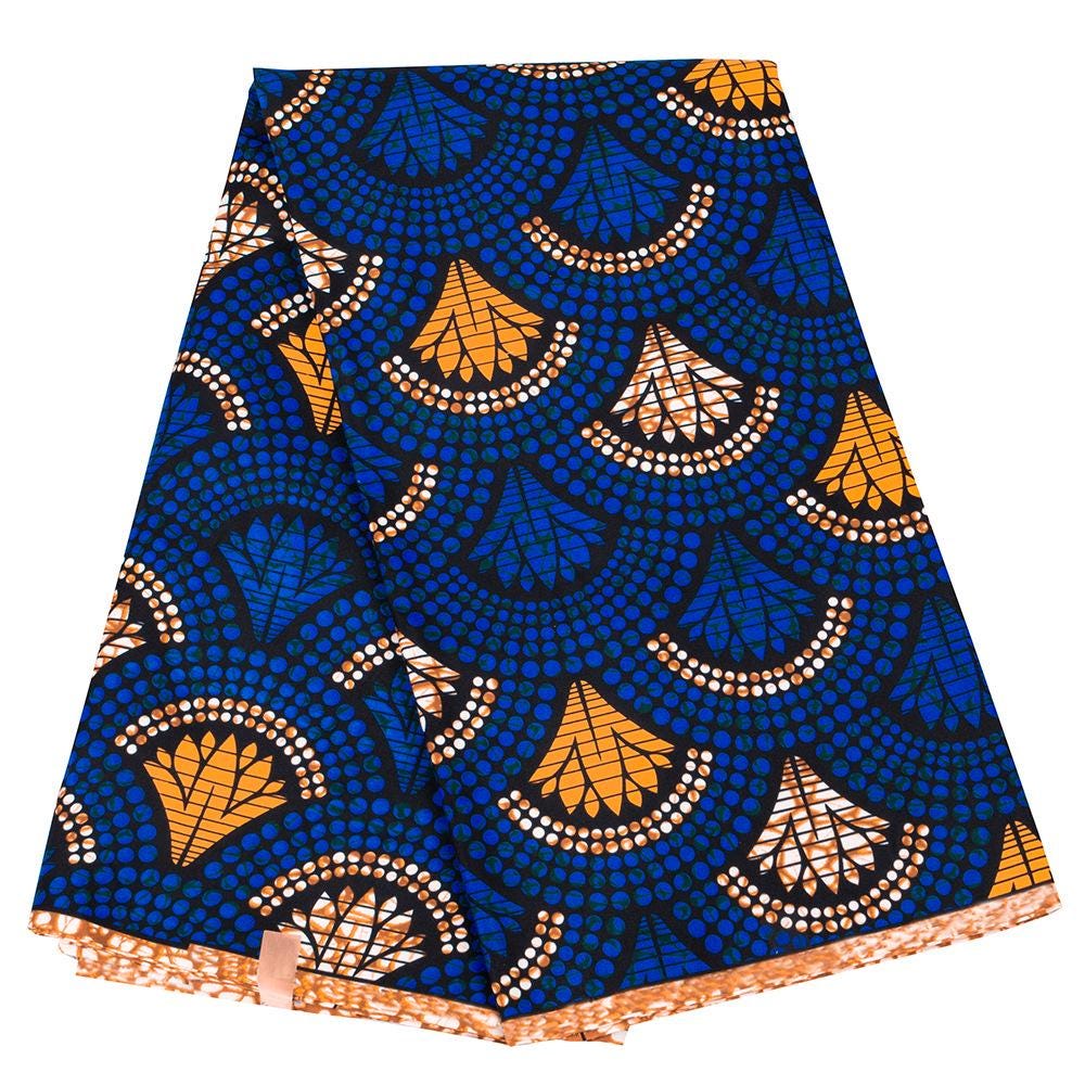 African Ankara Wax Print Fabric: Vibrant Colors, 6 Yards