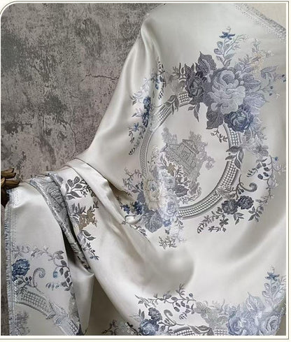 Flower Jacquard Brocade Fabric ��� Money Tree Pattern Upholstery & Clothing Material, sell by the met"Wide