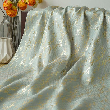 Bamboo Diamond Jacquard Fabric: 60"W Rayon Blend Drapery