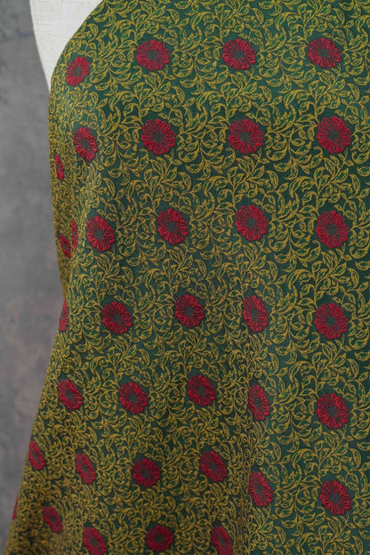 Tissu jacquard floral baroque en relief, brocart de style palais pour ameublement, largeur 63 pouces