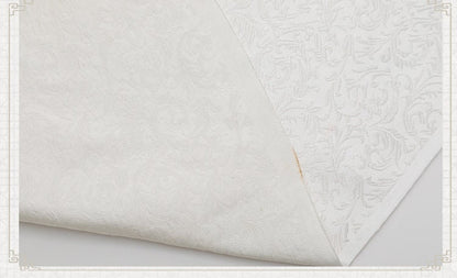 Feather Flower Silk Brocade Fabric - 29.5" Wide