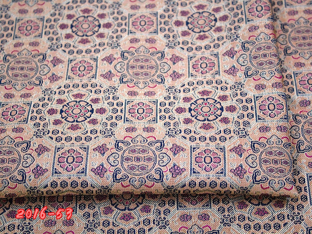 Tissu brocart Song : 55 po de large, rayonne, matériau d'inspiration chinoise